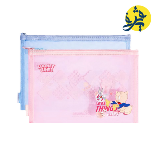 Charger l&#39;image dans la visionneuse de la galerie, Pochette zip A5 looney tunes - DELI
