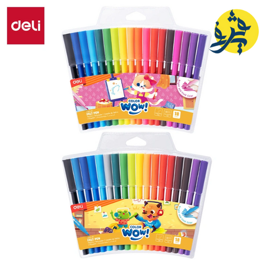 Feutre scolaire WASHABLE - DELI REF.C165-18