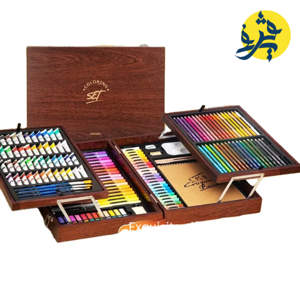 Coffret valise bois 179 PIÈCE - DELI