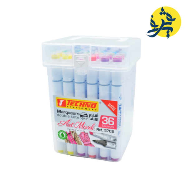 Marqueurs double tête ArtMark 36 couleurs - Techno