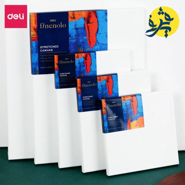 TOILE STRETCH POUR PEINTURE 100 % COTON 40X60 CM 280 G - DELI REF EC279-8