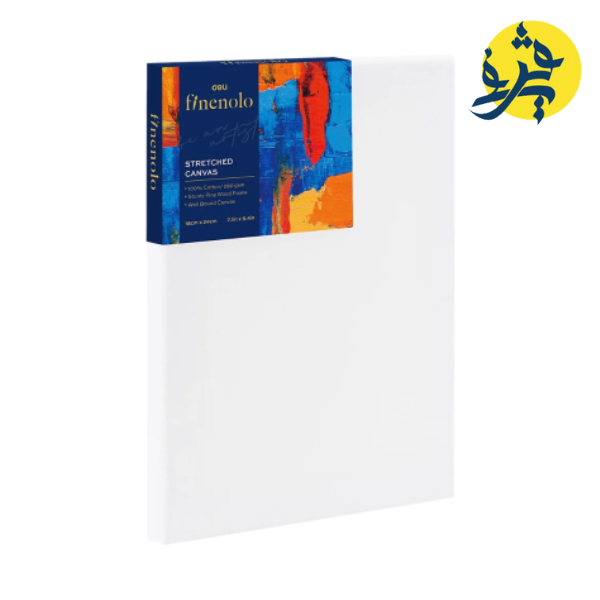 TOILE STRETCH POUR PEINTURE 100 % COTON 18X24 CM 280 G - DELI REF EC279-2