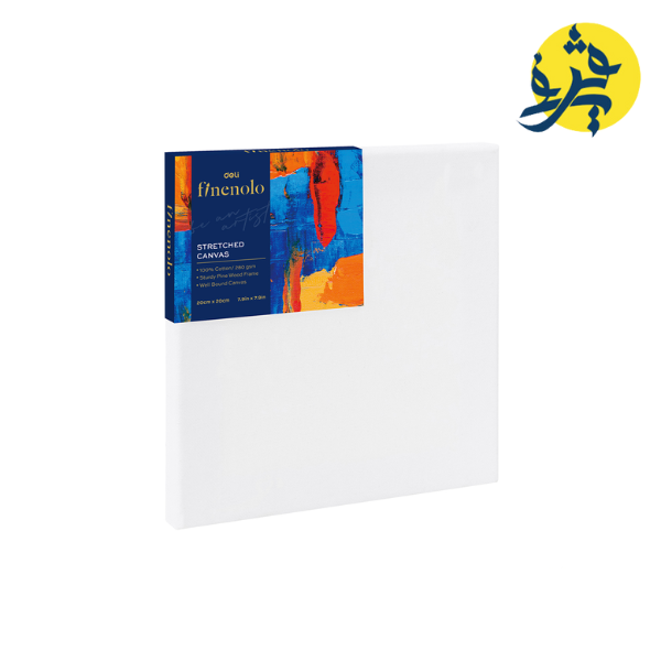 TOILE STRETCH POUR PEINTURE 100 % COTON 20X20CM 280 G - DELI REF EC279-3