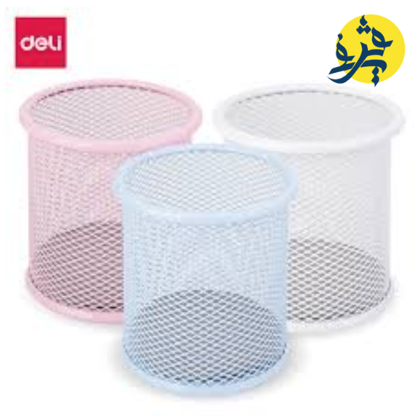 PLUMIER DE BUREAU MÉTALLIQUE ROND COULEUR  - DELI