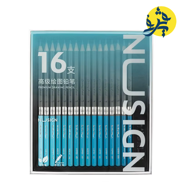 CRAYON SKETCH NOIR BOITE DE 16 DELI NS732