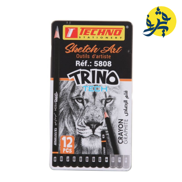 CRAYON TECHNIQUE NOIR BOITE DE 12PCS - TECHNO REF 8508