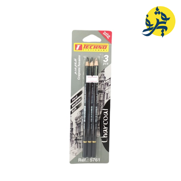 CRAYON FUSAINS SKETCH ART 3 PCS - TECHNO REF 5761