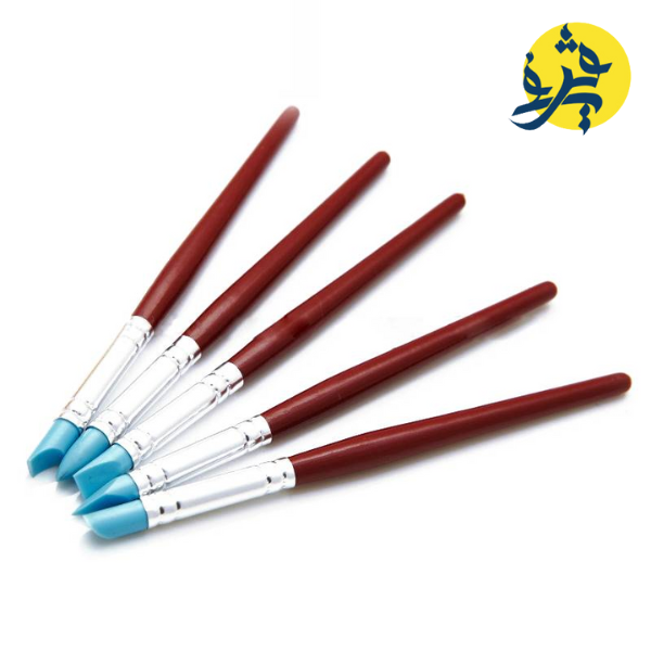 SET DE 5 PINCEAUX GOMME SILICONE -TECHNO REF 4767