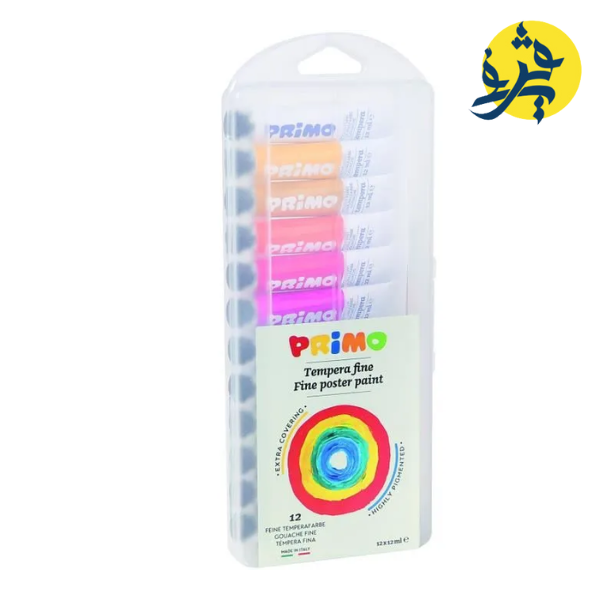 GOUCHE EN TUBE PRIMO 12 COULEURS "DELI" REF.448T12AP