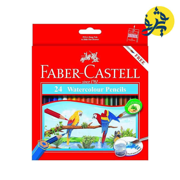 CRAYONS DE COULEURS PARROT AQUARELLE " FABER CQASTELL " REF.114464
