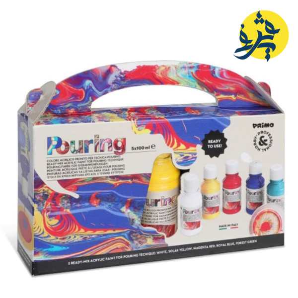 KIT POURING ACRYLIQUE FLACON DE 5X100 ML "PRIMO" REF.4002P5S