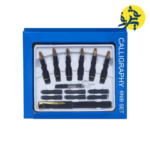 Charger l&#39;image dans la visionneuse de la galerie, COFFRET STYLO A PLUME CALLIGRAPHIE DE 07 PCS &quot;TECHNO&quot; REF.7498
