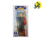 PINCEAU EN BOIS DE 9 PCS "TECHNO" REF.4638