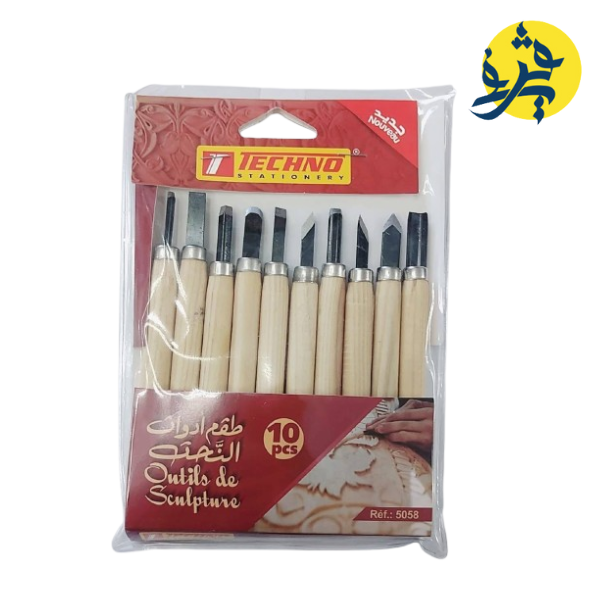 OUTILS DE SCULPTURE JEUX DE 10 PCS REF.5053