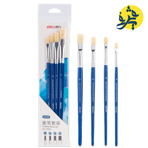 KIT PINCEAUX POCHETTE  DE 04 PCS "DELI" REF.73923