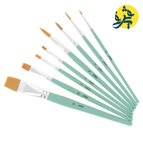 JUE DE PINCEAU COURTPLAT/ ROND 08 PCS POLY "PEPEO" REF.952312