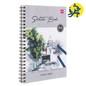 SKETCH BOOK A4 SPIRAL 160G 40 SHEETS "DELI" REF.C403