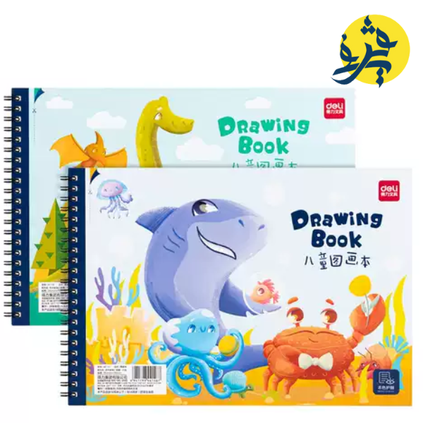 CAHIER DE DESSIN SPIRAL A4 "DELI" REF.BE103