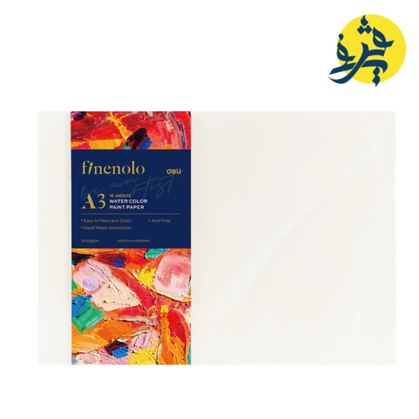 PAPIER AQUARELLE 300G 297X420MM 20F "DELI" REF.C270-A3