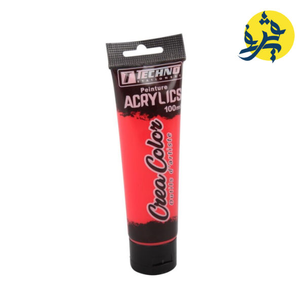 PEINTURE ACRYLIQUE 100 ML ROUGE CREA COLOR "TECHNO" REF.5673