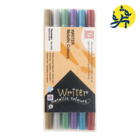 FEUTRE WRITER METALLIC BOITE DE 6  COULEURS "VERTAKE" REF.MS-8000/6V