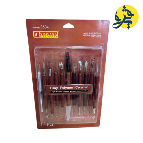 JEU D'OUTIL DE POTTERIE / CERAMIQUE 10 PCS - REF.8534