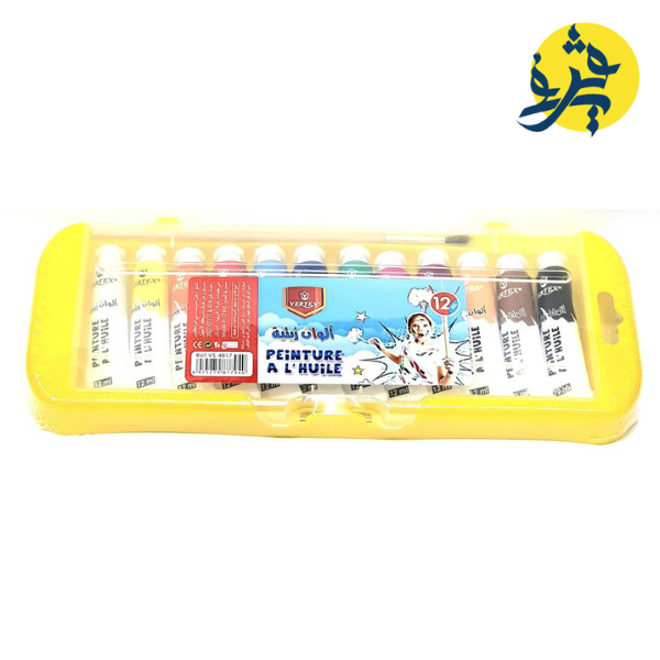 PENTURE A L'HUILE 12 ML BOITE DE 12 "VERTEX" REF.VS-4817