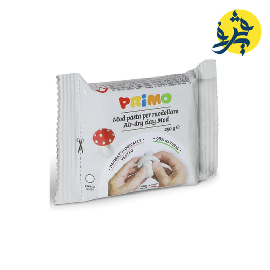 PÂTE A MODELER SECHE L AIRE 250G BLANCH "PRIMO" REF.2855M0250B