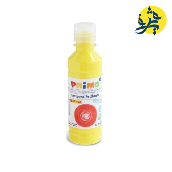 GOUACHE TEMPERA LIQUIDE FLACON DE 250ml JAUNE PRIMAIRE "PRIMO"- PRIMO REF.2025BR250.TMS
