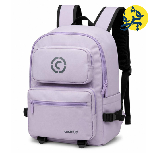 SAC A DOS 17" ADULTE 5 COMPATIMENTS  -CRISTAL  REF.KA1-3