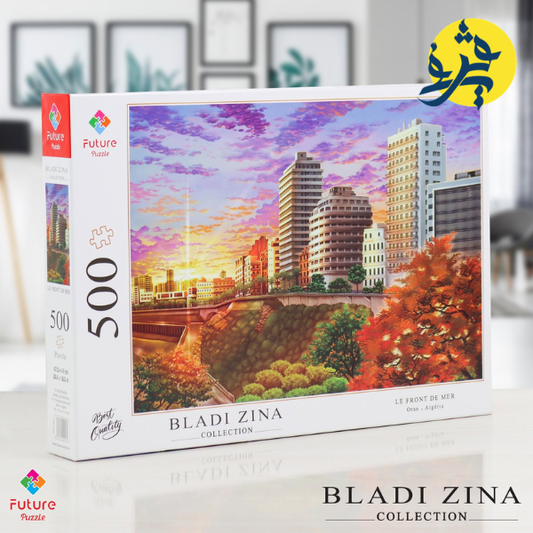 PUZZELE 500 PCS BLADI ZINA - LE FRONT DE MER