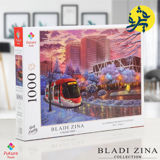 PUZZELE 1000 PCS BLADI ZINA - LA CAPITALE DES HAUTS PLATEAUX
