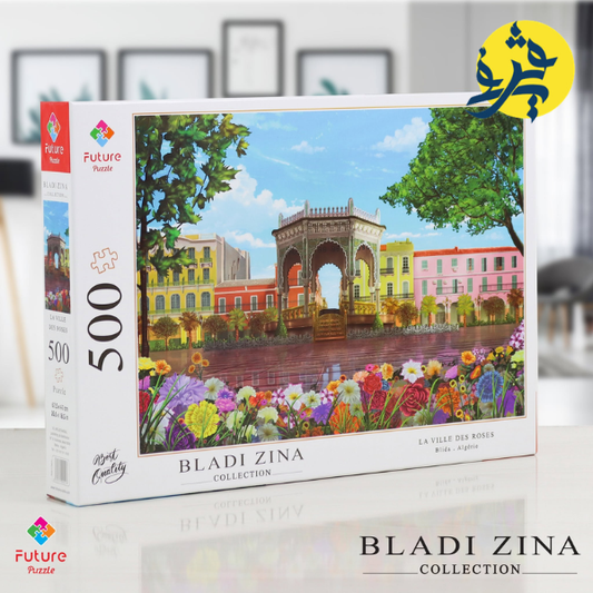PUZZELE 1000 PCS BLADI ZINA - LA VILLE DES ROSES