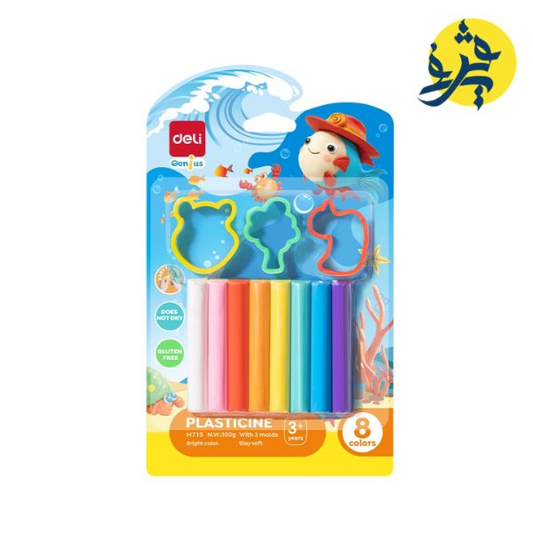 PATE A MODLER DELI 8 COULEURS REF.H715