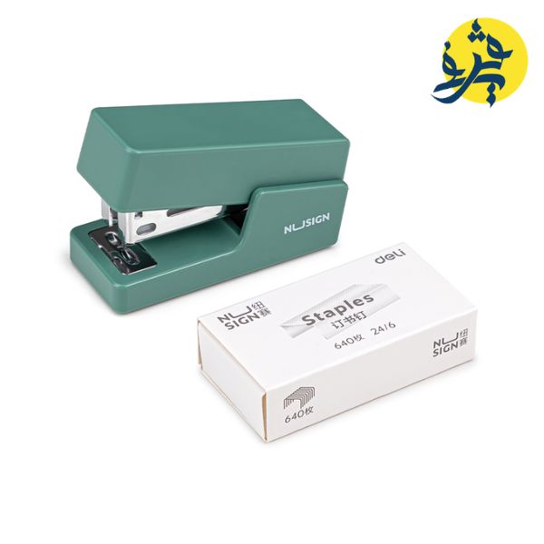 Agrafeuse de bureau mini 24/6 et  26/6 + bte agrafeuse - DELI REF NS083