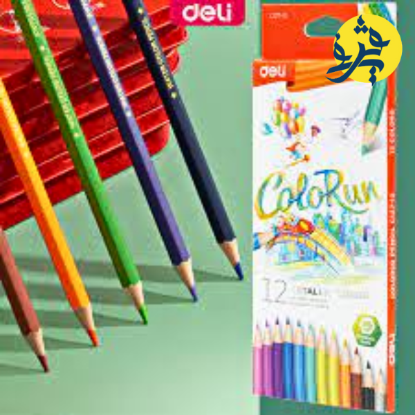 boite de 12 Crayons de colorun - Deli