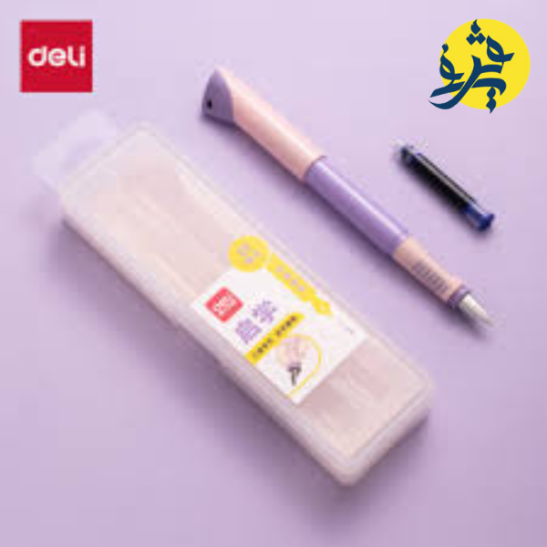 Stylo a plume sous boite  avec cartouche - DELI