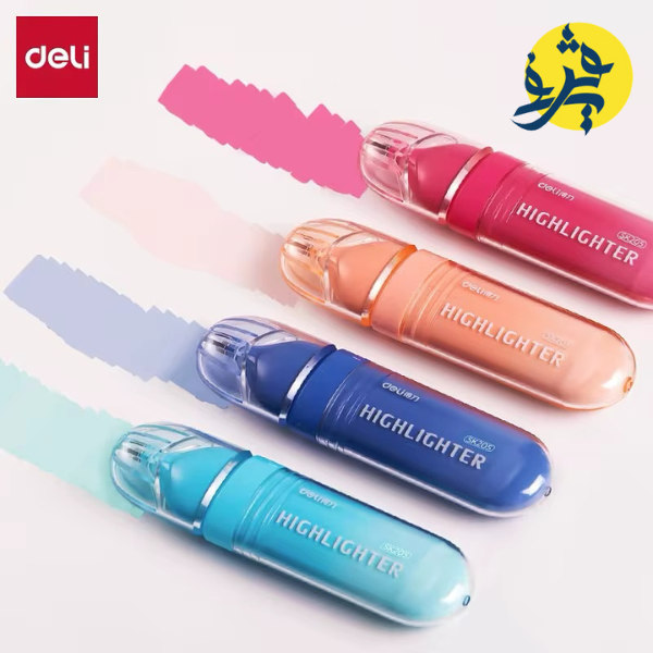 Surligneur fluorescent pochette de 4 - DELI