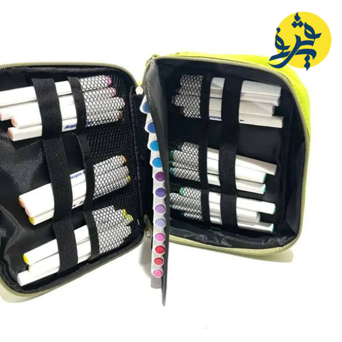 Charger l&#39;image dans la visionneuse de la galerie, SAC DE 36COULEURS MARQEUR ACRYLIQUE ROND &quot;DELI&quot; REF.HM322-36
