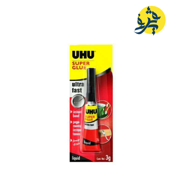 Colle UHU super glue ultra rapide 3g REF.34675