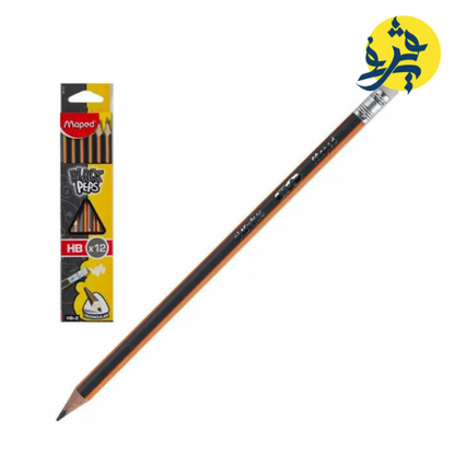 Crayon noir avec gomme  BLACK'PEPS HB -  MAPED REF.851721