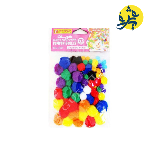 Pompon boules (70pcs) - TECHNO REF.4631