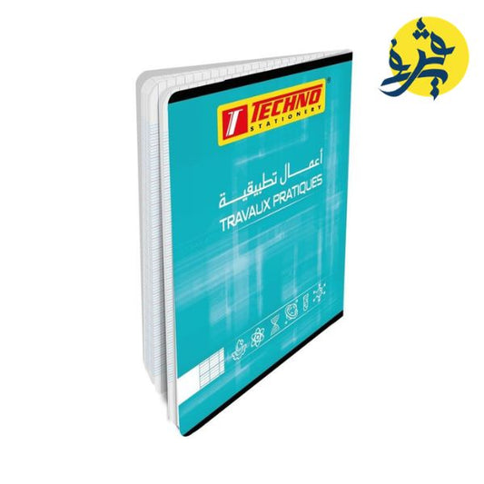 CAHIER PIQUE 192 P TP A4 - TECHNO