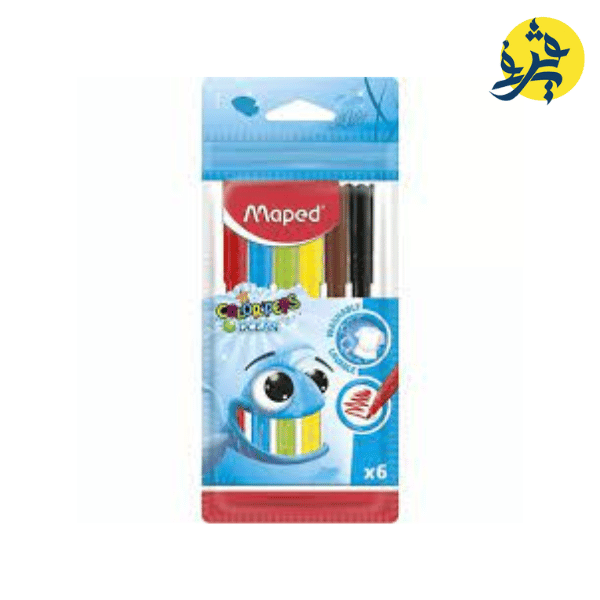 Feutre de coloriage Ocean en pochette 06 couleurs - Maped REF.845723