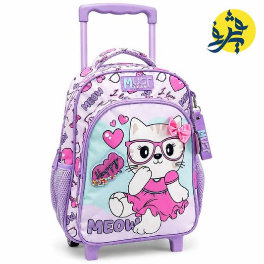 SAC A DOS ROULETTE PM MUST TEAM 27x10x31CM 2 POCHES - MUST REF.587609
