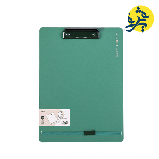 CLIP BOARD A4 AVEC ELASTIQUE VERT - DELI REF.NS179/GN