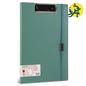 CLIP BOARD POURTE BLOC A4 AVEC ELASTIQUE EN PP VERT - DELI REF.NS180