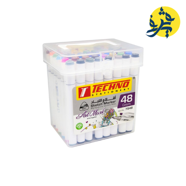 Marqueurs double tête ArtMark 48 couleurs - Techno REF.7548