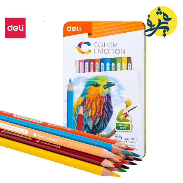 Boite de 12 Crayons de couleur COLOR EMOTION - DELI