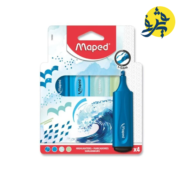 Boite de 4 Surligneurs - MAPED